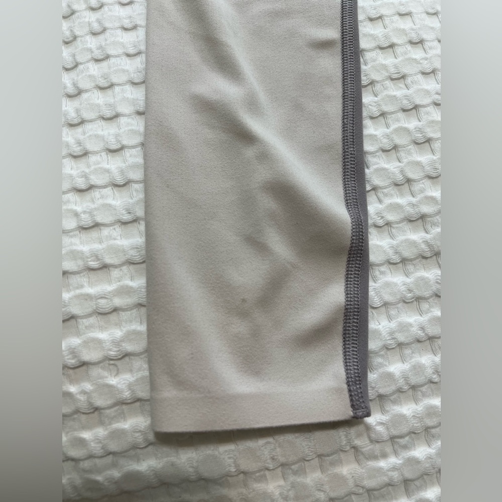 Athleta Elation Asymmetrical 7/8 Tight in Powervita Colorblock Lilac Stone - Picture 10 of 16